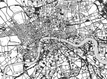 Map of the city of London, Great Britain stock illustration Map of the city of London, Great Britain stock illustration