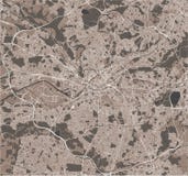 Map of the city of Manchester, England, Great Britain stock illustration Map of the city of Manchester, England, Great Britain stock illustration