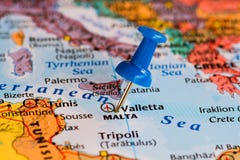 Map of Malta Royalty Free Stock Photography Map of Malta Royalty Free Stock Photography