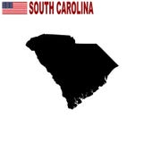 Map of the U.S. state of South Carolina vector illustration Map of the U.S. state of South Carolina vector illustration