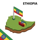 Mapa da informação e bandeira isométricos gráficos de ETIÓPIA ilustra??o isom?trica do vetor 3d ilustração royalty free Mapa da informação e bandeira isométricos gráficos de ETIÓPIA ilustra??o isom?trica do vetor 3d ilustração royalty free