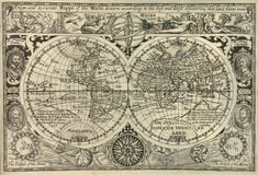 Mapa de mundo antigo Mapa de mundo antigo
