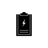 Mapp blixtsymbol på vit bakgrund Kan användas för rengöringsduken, logoen, den mobila appen, UI UX stock illustrationer Mapp blixtsymbol på vit bakgrund Kan användas för rengöringsduken, logoen, den mobila appen, UI UX stock illustrationer
