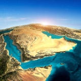 Mappa dell'Arabia Saudita 3d immagini stock libere da diritti Mappa dell'Arabia Saudita 3d immagini stock libere da diritti