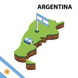 Mappa di informazioni e bandiera isometriche grafiche dell'Argentina illustrazione isometrica di vettore 3d illustrazione di stock Mappa di informazioni e bandiera isometriche grafiche dell'Argentina illustrazione isometrica di vettore 3d illustrazione di stock