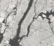 Mappa di New York, NY, U.S.A. illustrazione vettoriale Mappa di New York, NY, U.S.A. illustrazione vettoriale