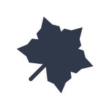 Mapple leaf icon vector sign and symbol isolated on white background, Mapple leaf logo concept royalty free illustration Mapple leaf icon vector sign and symbol isolated on white background, Mapple leaf logo concept royalty free illustration