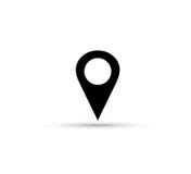 Maps pin. Location map black icon. Location pin. Pin icon vector. Communication, background. vector illustration Maps pin. Location map black icon. Location pin. Pin icon vector. Communication, background. vector illustration