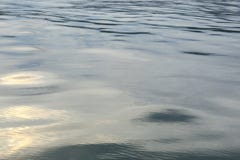 Mar con las ondas y superficie clara del agua de la calma del cielo con las pequeñas ondulaciones fotografía de archivo Mar con las ondas y superficie clara del agua de la calma del cielo con las pequeñas ondulaciones fotografía de archivo