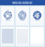 Mar da nota do vetor ilustração do vetor Mar da nota do vetor ilustração do vetor