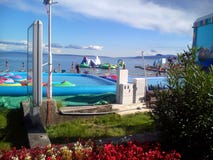 Mar de adriático de Opatija da cidade, Croácia Imagem de Stock Mar de adriático de Opatija da cidade, Croácia Imagem de Stock
