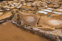 Maras Salt Mines near the village of Maras, Sacred Valley, Peru royalty free stock images Maras Salt Mines near the village of Maras, Sacred Valley, Peru royalty free stock images