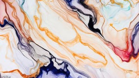 Marble ink abstract art was created for an abstract background.