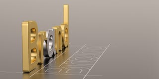 Marca de la palabra del oro en illu negro del diseño de concepto de la marca del fondo 3D stock de ilustración Marca de la palabra del oro en illu negro del diseño de concepto de la marca del fondo 3D stock de ilustración