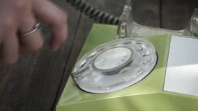 Marca en un teléfono del vintage Marca en un teléfono del vintage