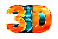 marchio di vetro 3D illustrazione di stock marchio di vetro 3D illustrazione di stock