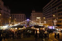 Marché de Noël à Budapest, Hongrie, 2015 Images stock Marché de Noël à Budapest, Hongrie, 2015 Images stock
