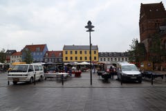 Marché à Roskilde, Danemark image stock Marché à Roskilde, Danemark image stock