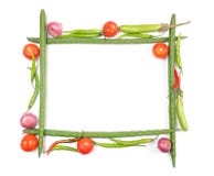 Marco de las verduras imágenes de archivo libres de regalías Marco de las verduras imágenes de archivo libres de regalías