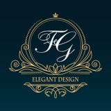 Marco decorativo del oro Plantillas del logotipo del vector E ilustración del vector Marco decorativo del oro Plantillas del logotipo del vector E ilustración del vector