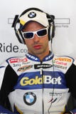 Marco Melandri #33 su BMW S1000 RR con BMW Motorrad GoldBet SBK Team Superbike WSBK immagini stock libere da diritti Marco Melandri #33 su BMW S1000 RR con BMW Motorrad GoldBet SBK Team Superbike WSBK immagini stock libere da diritti
