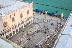 Marco Square Is The Most Famous And Attractive Square In Venice Stock Photo Marco Square Is The Most Famous And Attractive Square In Venice Stock Photo