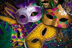 Mardi Gras Masks con las gotas Mardi Gras Masks con las gotas