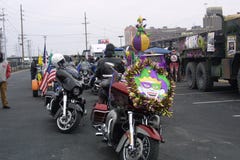 Mardi Gras Soulard St Louis 2019 arkivfoton Mardi Gras Soulard St Louis 2019 arkivfoton