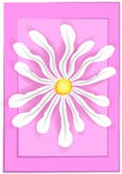 Margriet op Roze Achtergrond royalty-vrije illustratie Margriet op Roze Achtergrond royalty-vrije illustratie