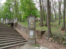Maria Radna Franciscan Monastery - Rumänien arkivbild Maria Radna Franciscan Monastery - Rumänien arkivbild