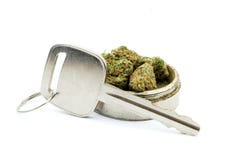 Marihuana, Napędowy samochód zdjęcie royalty free Marihuana, Napędowy samochód zdjęcie royalty free