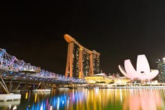 Marina Bay Sands Singapore Stock Image