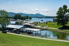 Marina de route express, Huddleston, la Virginie, Etats-Unis image stock Marina de route express, Huddleston, la Virginie, Etats-Unis image stock