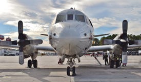 Marine P-3 Orion Anti-Submarine Aircraft stockbilder Marine P-3 Orion Anti-Submarine Aircraft stockbilder