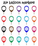 Download Map Marker Or Pointer, Angular Marker Mock Up With Soft Gradient In Different Colors. Ready ...