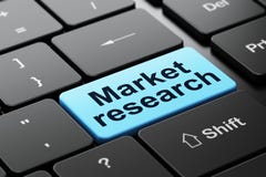 Marketing concept: Market Research on computer keyboard background vector illustration Marketing concept: Market Research on computer keyboard background vector illustration