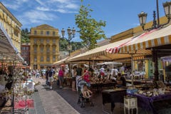 Marknad i Nice - söder av Frankrike arkivfoton Marknad i Nice - söder av Frankrike arkivfoton