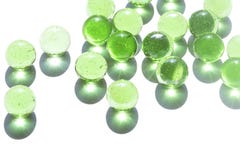 Marmi di vetro verde fotografia stock libera da diritti Marmi di vetro verde fotografia stock libera da diritti