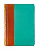 Marrom fechado velho - Livro Verde isolado em um fundo branco imagem de stock Marrom fechado velho - Livro Verde isolado em um fundo branco imagem de stock