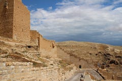 Mars Saba Monastery, Laura av vår heliga fader Sabbas arkivfoto Mars Saba Monastery, Laura av vår heliga fader Sabbas arkivfoto