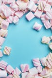 Marshmallows Candies On Background Royalty Free Stock Photography Marshmallows Candies On Background Royalty Free Stock Photography