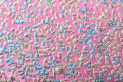 Marshmallows on pink background . Royalty Free Stock Photos Marshmallows on pink background . Royalty Free Stock Photos