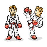 Martial art colored simbol, logo. Karate creative design emblem. Karate kid. vector illustration Martial art colored simbol, logo. Karate creative design emblem. Karate kid. vector illustration