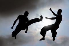 Martial Art Combat Background Royalty Free Stock Image Martial Art Combat Background Royalty Free Stock Image