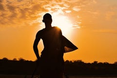 A silhouette of a Masai Warrior at Lake Magadi, Rift Valley, Kenya royalty free stock images A silhouette of a Masai Warrior at Lake Magadi, Rift Valley, Kenya royalty free stock images