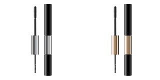 Mascara applicator σωλήνων και ράβδων Καλλυντικό μπουκάλι με τη βούρτσα eyelash o Swatch Grunge, μαύρος κυματιστός ελεύθερη απεικόνιση δικαιώματος Mascara applicator σωλήνων και ράβδων Καλλυντικό μπουκάλι με τη βούρτσα eyelash o Swatch Grunge, μαύρος κυματιστός ελεύθερη απεικόνιση δικαιώματος