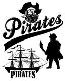 Mascotte d'équipe de pirate/ENV Mascotte d'équipe de pirate/ENV