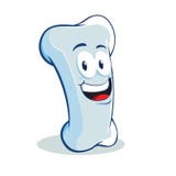 Mascotte dell'osso royalty illustrazione gratis Mascotte dell'osso royalty illustrazione gratis