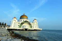 Masjid Selat Melaka Stock Image Masjid Selat Melaka Stock Image
