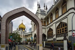 masjidmoskésingapore sultan fotografering för bildbyråer masjidmoskésingapore sultan fotografering för bildbyråer